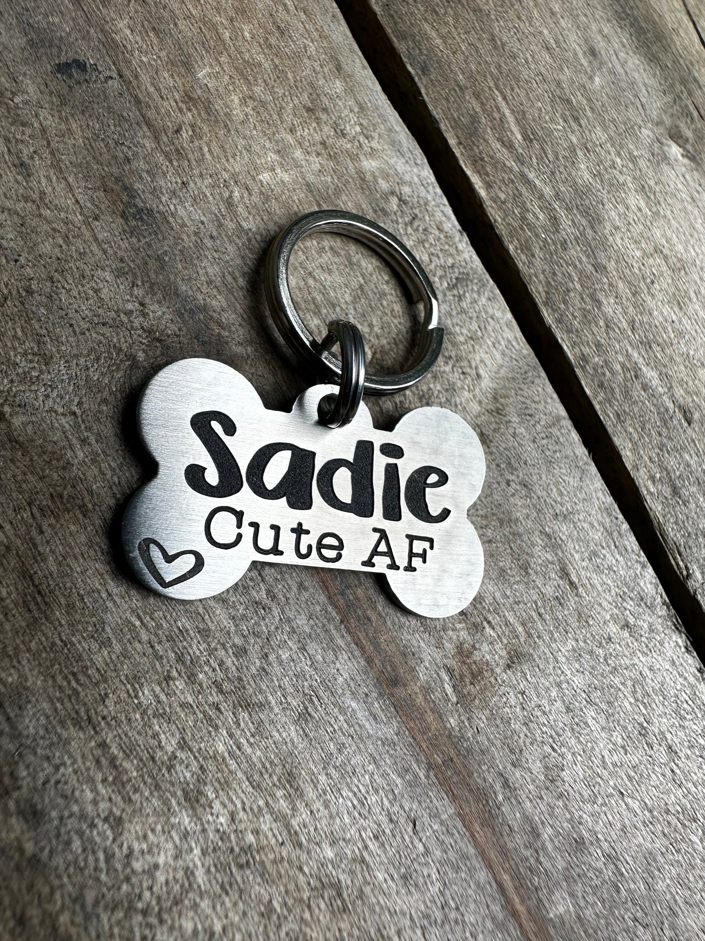 Cute Dog Pet Id Tag, Dog ID, cute af, Pet Id Tag, Dog ID Tag, Dog Tag,Dog, Cat, Cat ID Tag, Cat Tag