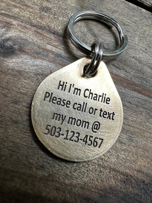 Cat Tag Cat Collar Tag Personalized Cat Tag Custom Cat Collar Tag Cat ID Tag Cat ID Tag Dog Name Tag Engraved Pet Tag Cat Name Tag