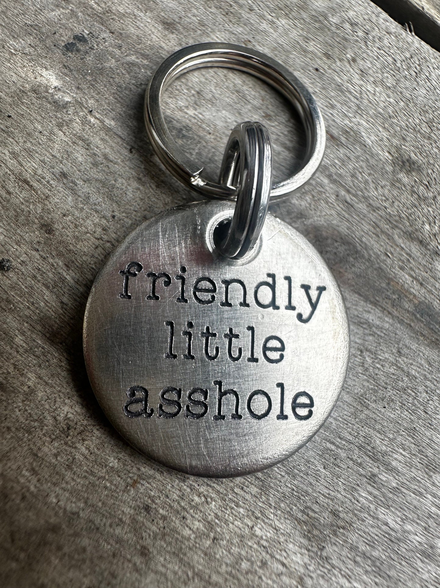 Dog Tag, Dog Collar Tag, Personalized Cat Tag, Custom Cat Collar Tag, Cat ID Tag, Dog ID Tag, Dog Name Tag,Engraved Pet Tag,Asshole Dog Tag