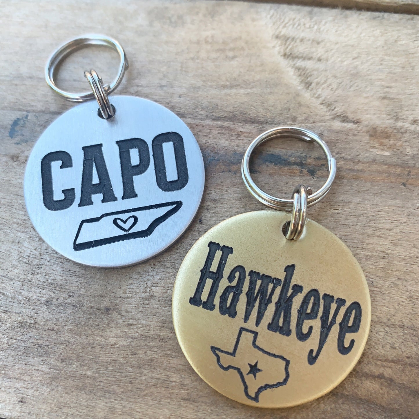 Dog Tag, Dog Collar Tag, Personalized Cat Tag, Custom Cat Collar Tag, Cat ID Tag, Dog ID Tag, Dog Name Tag, Engraved Pet Tag,Texas Dog Tag