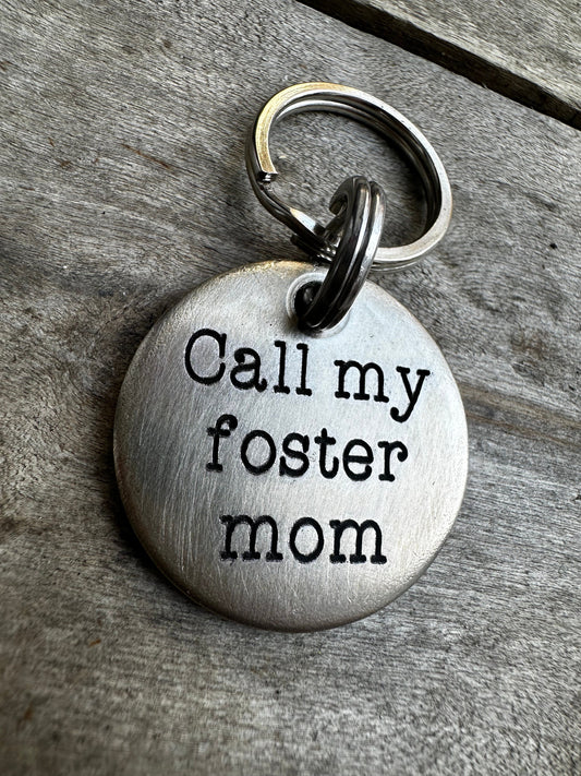 Dog Tag, Dog Collar Tag, Personalized Cat Tag, Custom Cat Collar Tag, Cat ID Tag, Dog ID Tag, Dog Name Tag,Engraved Pet Tag,Foster Dog Tag