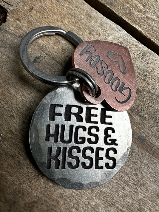 Dog Id Tag, Pet Id Tag, Pet Tag, Dogs, Cats, Dog Tag, Cat Tag, Free Hugs, Free Kisses