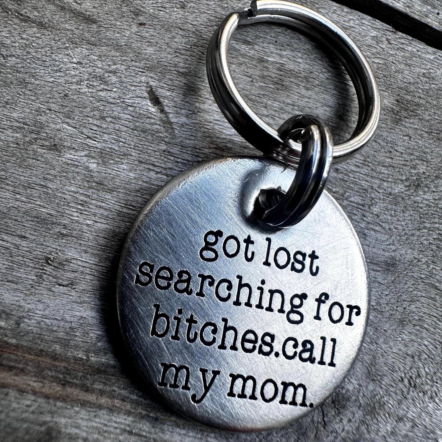 Personalized Dog Tag - Custom Engraved Pet ID Tag - Durable Metal Dog Collar Tag - Gift for Dog Lovers - Fast Shipping - Bitches Dog Tag