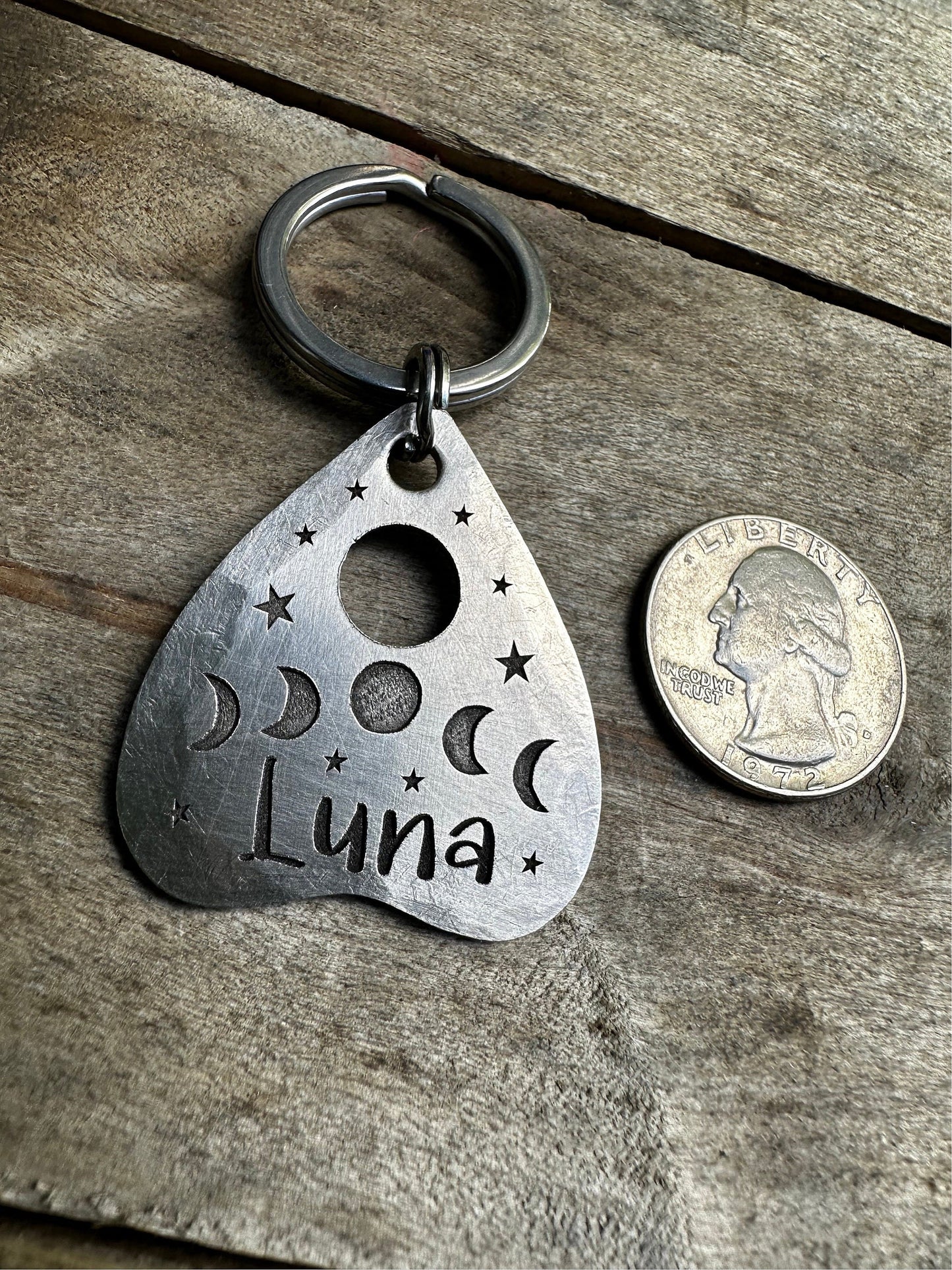 Dog Planchette Pet Tag,Personalized Dog Tag,Cat Tag,Pet id Tag, Planchette Dog Tag,Halloween dog tag,Collar Charm,Tag for Dogs