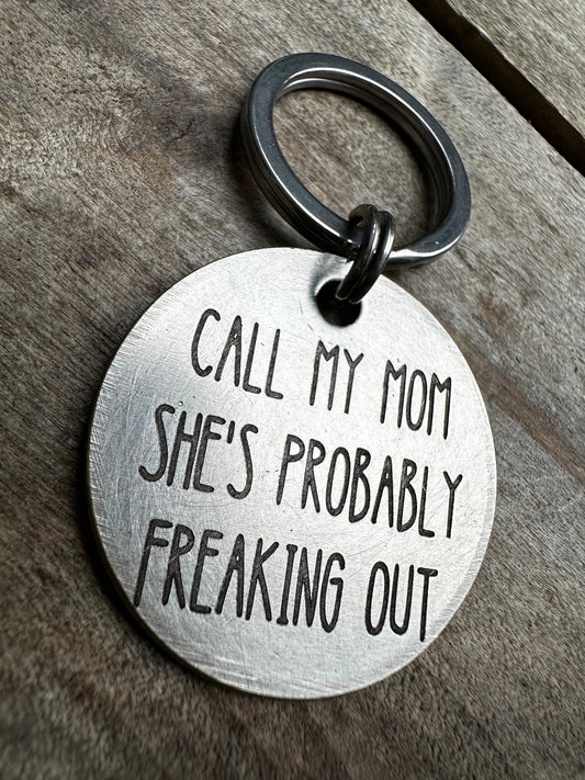 dog tag,dog id tag, dog tag for dogs, pet id tag, pet tag, cat id tag, cat tag, funny dog tag, call my mom tag, call my dad pet tag, pet tag