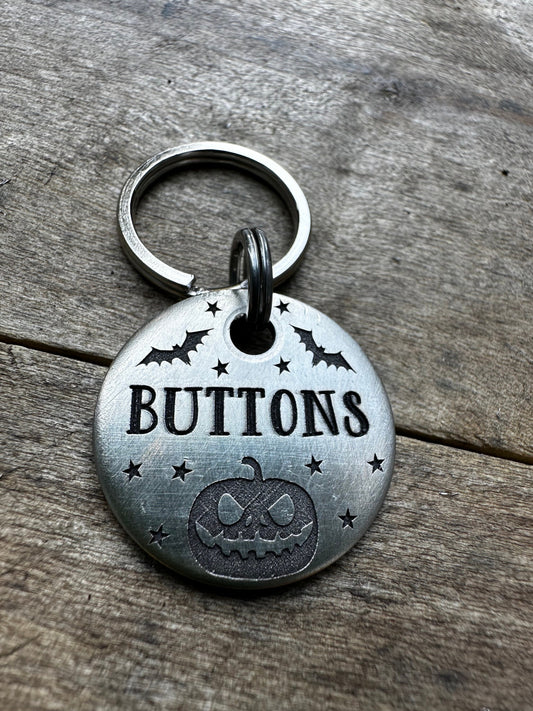 Halloween Dog Pet Id Tag, pumpkin Pet Id Tag, jack o lantern Dog ID Tag, Dog Tag,Dog, Cat, Cat ID Tag, Cat Tag, Halloween pet