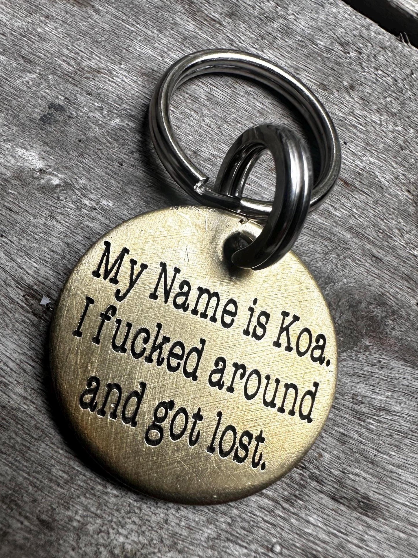 Dog Tag, Dog Collar Tag, Personalized Cat Tag, Custom Cat Collar Tag, Cat ID Tag, Dog ID Tag, Dog Name Tag, Engraved Pet Tag,funny dog tag
