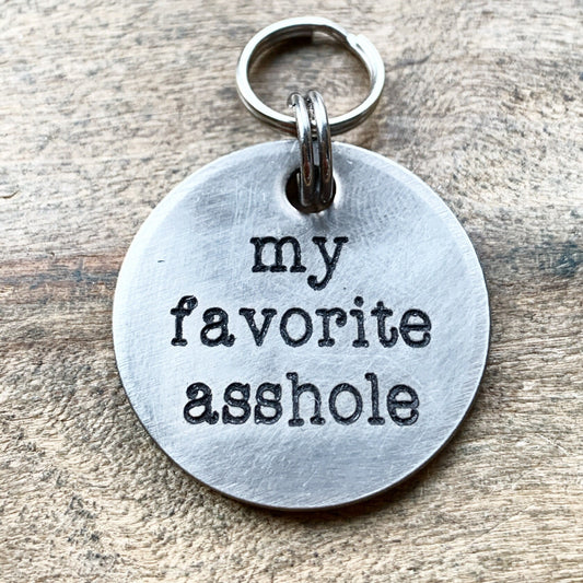 My Favorite Asshole Keychain, My favorite asshole, boyfriend gift, Boyfriend, Boyfriend christmas gift, christmas gift, boyfriend keychain