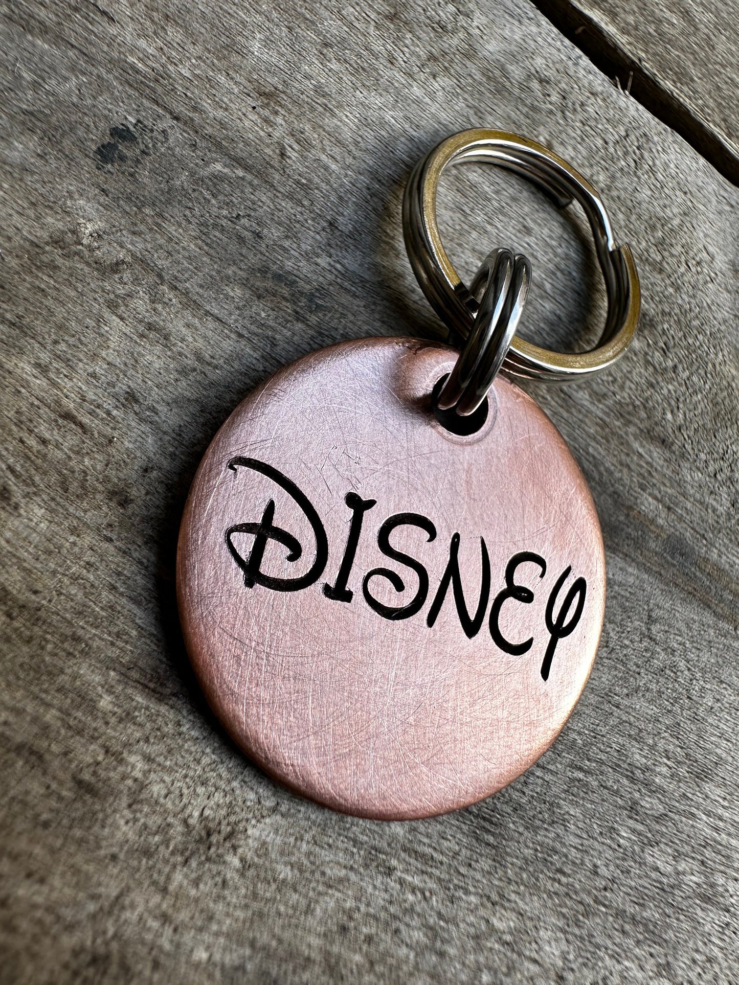 Disney themed Dog Tag, Dog Tag, Disney Pet Id Tag, Dog ID Tag, metal Dog Tag, Cat ID Tag, Disney Cat Tag, metal pet tag, gold dog tag,Disney