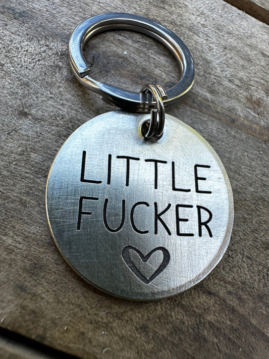 Little Fucker Pet Id Tag, Pet Id Tag, Dog ID Tag, Dog Tag for dogs, Cat ID Tag, Cat Tag Funny Dog Tag Tag for Dog Collar Custom Dog Tag